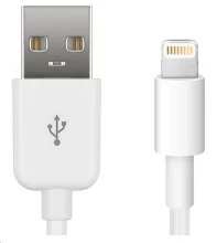 USB-A, Lightning kabelis Microconnect LIGHTRING2, 2 m, baltas
