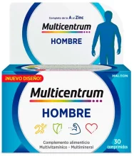 Multicentrum Man multivitaminai vyrams, 30 tablečių