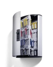 Raktų dėžutė Durable KeyBoxCode72, 72 kabliukai, sidabrinė