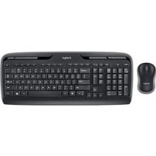 Klaviatūra Logitech MK330, nordic, juoda