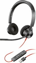 Plantronics Blackwire 3320 USB-C Headset +USB-C/A Adapter