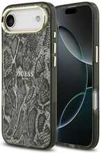 Guess Python Pattern MagSafe dėklas, Apple iPhone Air, juodas