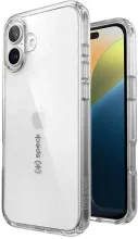 Speck Gemshell dėklas, iPhone 16 Plus, skaidrus