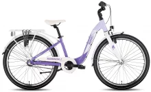 Dviratis Tabou Queen 24 Plus, violetinė-balta