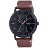 Casio Orologio Multi-quadrante Quarzo Uomo con Cinturino in Acciaio Inox MTP-B310M-2AVEF