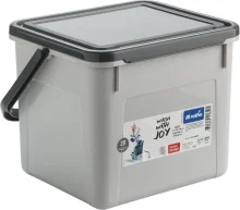 Indas plovikliams Rotho Basic, 4,5 L, pilka
