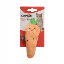 Žaislas katėms Camon Gioco, pliušinė morka, 13 cm