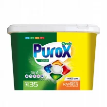 Skalbimo kapsulės Purox Universal, 35 vnt