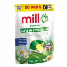Skalbimo kapsulės Mill Duo, 30 vnt.
