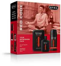CODE STR 8 Raudona Code EDT 50 ml + Deo spray 150 ml