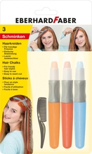 Kreidelės plaukams EberhardFaber Basic, 3 vnt.