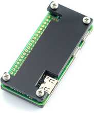 Dėklas Raspberry Pi Zero Gravlaser Fluo Open juodas