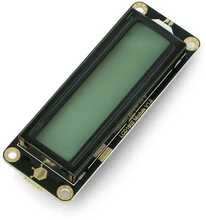 2x16 I2C LCD ekranas pilkas DFRobot Gravity