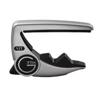 Kapodasteris G7th Performance 3 Steel String Silver, sidabrinis